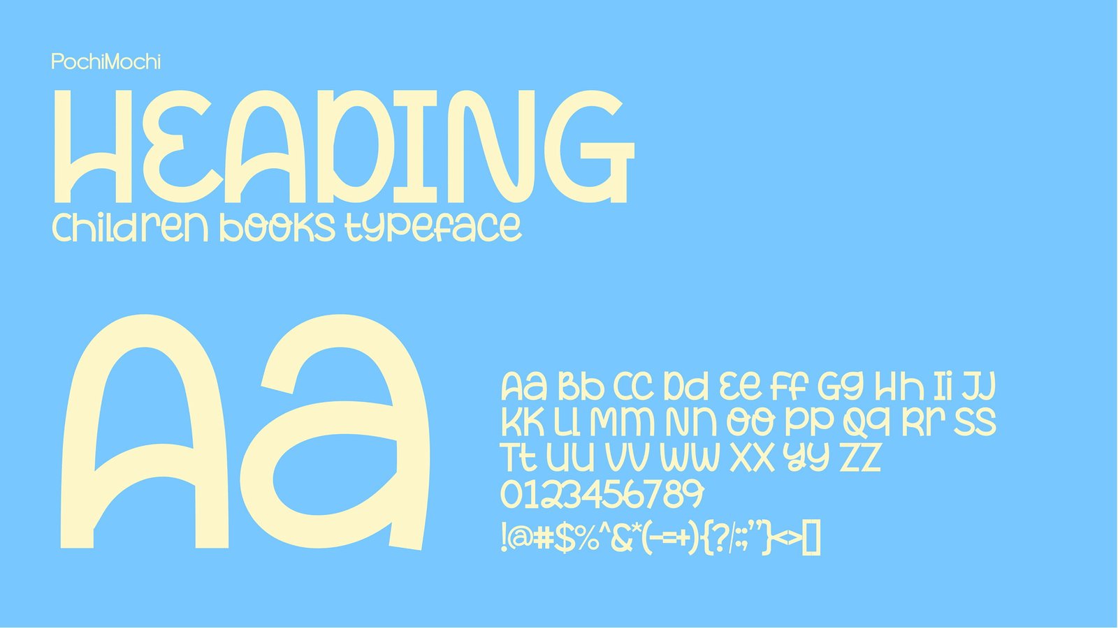 Pochi Mochi heading font